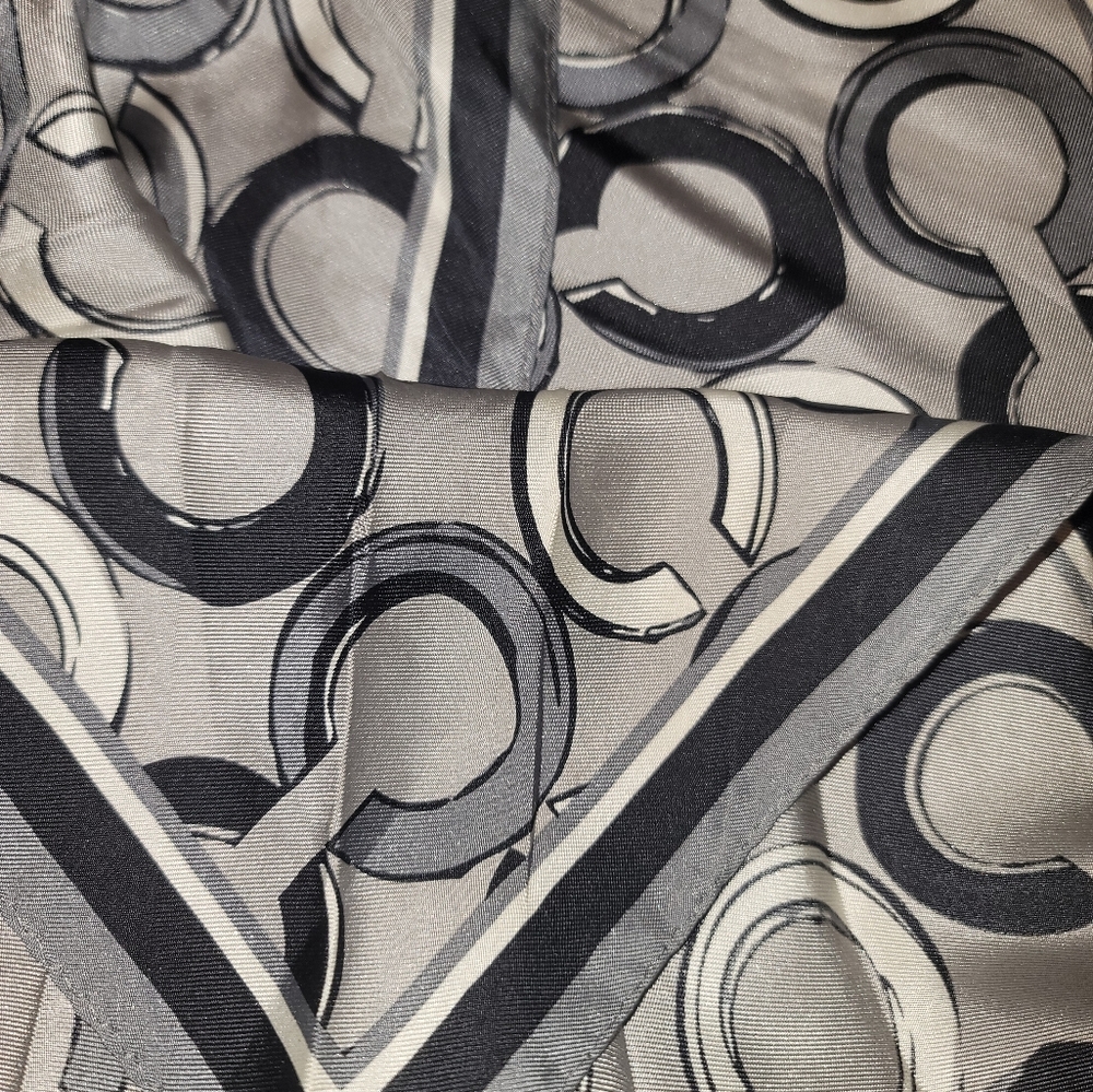 Coach silk scarf - Picture 8 of 8